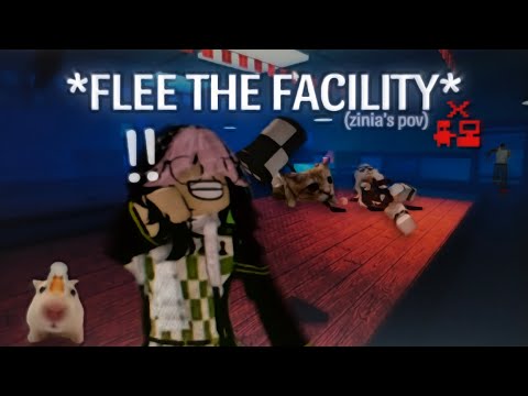 Flee the facility, my pro friend serves and I chew (her pov, roblox)