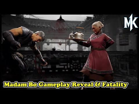 Madam Bo Gameplay Reveal & Madam Bo Fatality Mortal Kombat 1