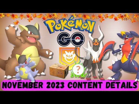 NEW November 2023 Content Coming to Pokémon Go!