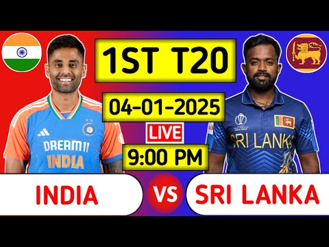 India Vs Sri Lanka 1st T20 Live Score