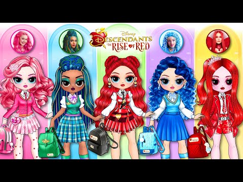 Descendants 4 The Rise Of Red Glow Up Into School Outfit