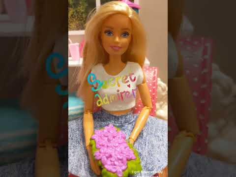 Barbie has a secret admirer #芭比娃娃 #barbiegirl #barbie #toys