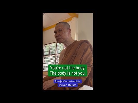 You're not the body.The body is not you.: by Phra Suchart Abhijato