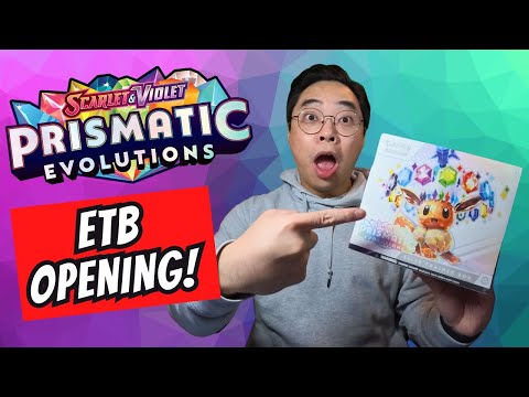 EARLY OPENING Pokemon Prismatic Evolutions Elite Trainer Box!