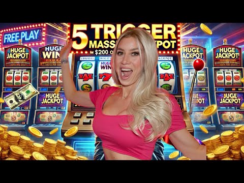 MASSIVE 5 TRIGGER ON $200 FREEPLAY!