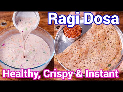 Instant Ragi Dosa - Tips & Tricks for Crispy & Crunchy | Finger Millet Dosa - Weight Loss Recipes