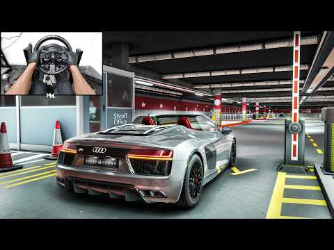 Audi R8 Spyder V10 | Test Drive Unlimited Solar Crown | Steering Wheel Gameplay