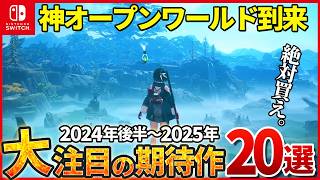 【任天堂がヤバい】2024年後半～2025年発売の最新作20選！【Switch】