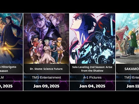 60 Upcoming Anime in Winter 2025 | January to March