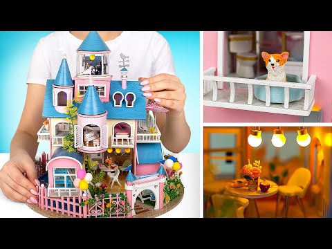 DIY Modern Princess Castle 🏰💖 Build a Magical Dream House!