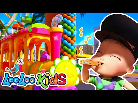 𝑵𝑬𝑾 Train Song 🚂 | This Is the Way 🎶 | LooLoo Kids Fun Nursery Rhyme & Sing Along