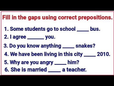 English Grammar Test ✍️ Preposition Quiz.