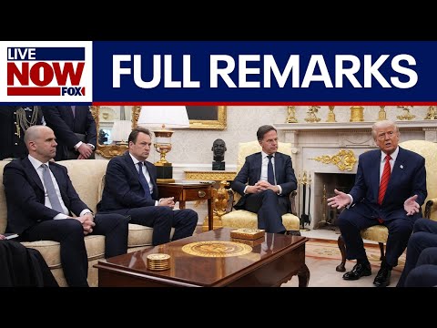 FULL: President Trump hosts NATO Secretary-General Mark Rutte at White House