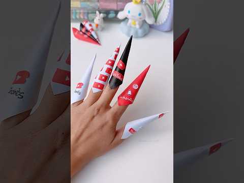 How to make YouTube nails #shortvideo #youtubeshorts #shorts