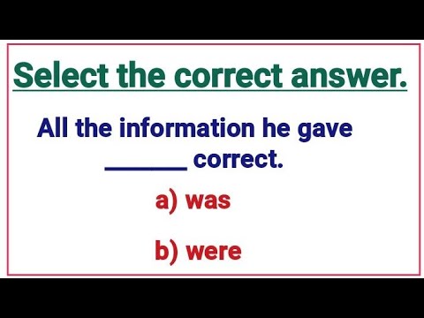 English Grammar Test ✍️ Can you pass this English question?