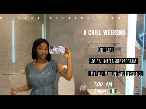 WEEKEND VLOG : CHIT CHAT + GOT AN INTERNSHIP PROGRAM + LAGOS MAKEUP FAIR