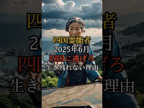 四国霊能者が預言！2025年6月までに四国に逃げなければ生き残れない理由【 スピリチュアル 怪談 都市伝説 予言 ミステリー 】