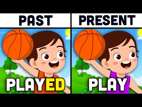 Learn About The Past & Present Tense! | Grammar Songs For Kids | KLT