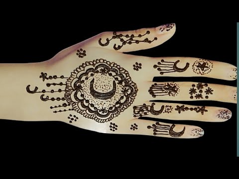 Chand Raat Special Mehndi Design Moon 🌙 Mehndi Design For Ramzan Stylish ✨ Back Hand Mehndi Design