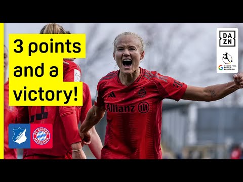 HIGHLIGHTS | TSG Hoffenheim vs FC Bayern München (Frauen Bundesliga 2024-25 Matchday 14)