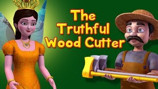 The Truthful Wood Cutter | Stories for Kids | Infobells