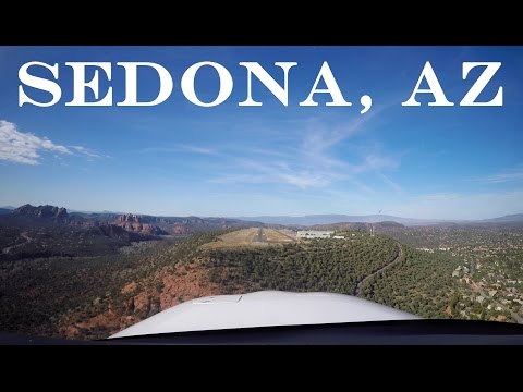 Sedona Airport KSEZ - Cirrus SR22T Landing Runway 21