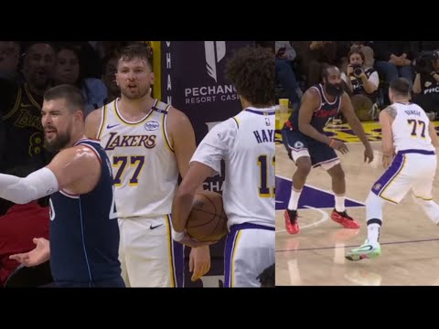 Luka Doncic YELLS to Harden "Y'ALL CANT freekin GUARD ME!" & DOMINATES Clippers! Full takeover