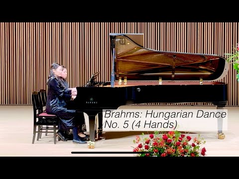 Brahms: Hungarian Dance No. 5 (4 Hands) ／ハンガリー舞曲　第5番