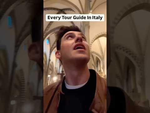 Every tour guide in Italy. #comedy #relatable #italy #tourguide #tourist