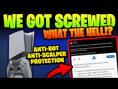 PS5 Pro 30th Anniversary Anti-Scalper CHANGE! - WHY DIDN'T WE GET THIS!?