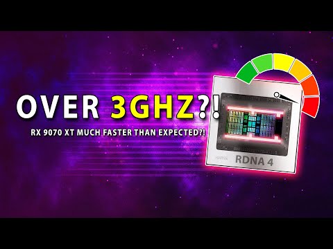 OVER 3GHZ! RX 9070 XT Much Faster Than Expected?! Spec Update