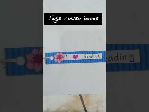 bookmark #tagsreuseideas #bookmarkideas #diybookmark #artandcraft #papercrafting