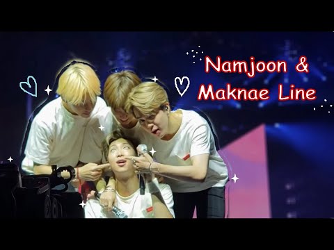 namjoon and his 3 annoying kids - NamjoonXMaknaeLine