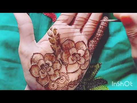 Mehndi 💫Design 🥰Latest Easy ✨ Front ✨ Hand Stylish Arabic Design Simple And Beautiful