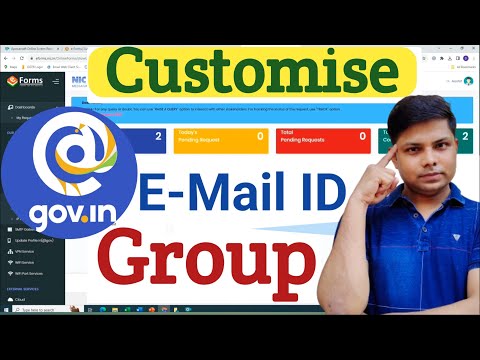 How to Customise a Government/NIC Email ID Group | NIC Mail id Group ko Customise kaise kare