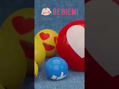 色々なボールが大集合【3D Ball Animation】【ころころ♪ぽとん♪ぼよんぼよん♪】 赤ちゃん 泣き止む 笑う 喜ぶ 子供  ビリヤード   転がる kids ball #Shorts