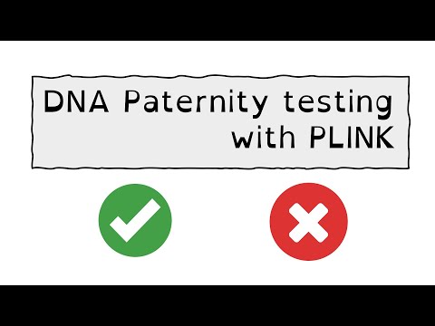 DNA paternity testing with PLINK