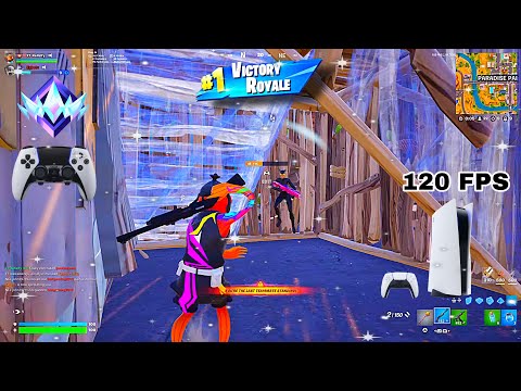 Fortnite Unreal Ranked Reload on PS5 | Controller Gameplay | 120 FPS