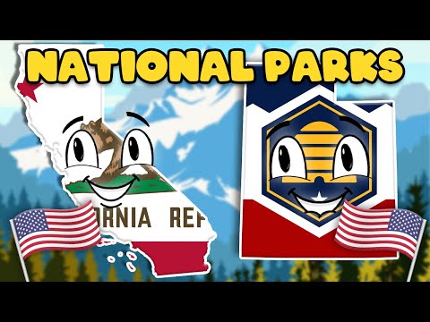 Discover Which US States Have The Most National Parks! | US Geography Compilation | KLT GEO