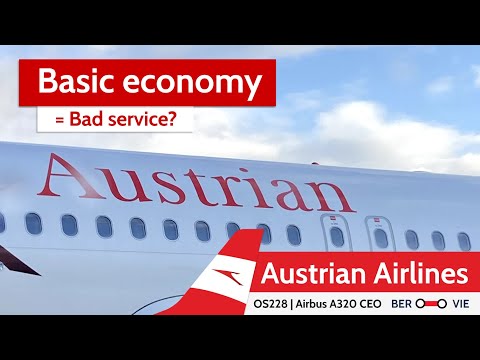 Is Basic Economy (in Europe) a terrible experience? | My Austrian A320 flight from Berlin to Vienna