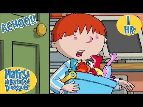 Achoo! Sick Day Fun | Harry's Dino Doctor | Harry and His Bucket Full of Dinosaurs | 9 Story Kids