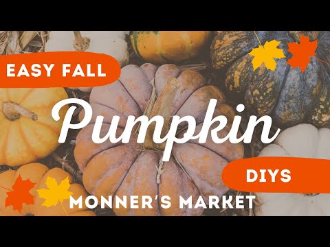 “High End Easy Fall Pumpkin DIYs” Super easy, but high end pumpkin diys #monnersmarket #pumpkin #diy