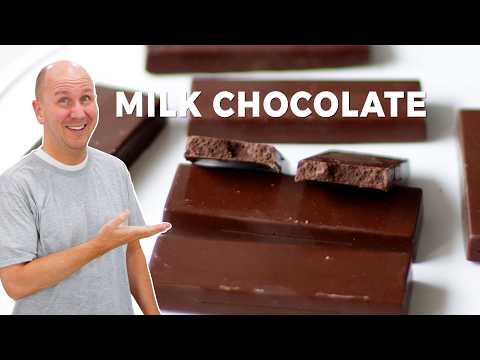 How to Make Milk Chocolate at home with Cocoa Powder and ONLY 4 ingredients