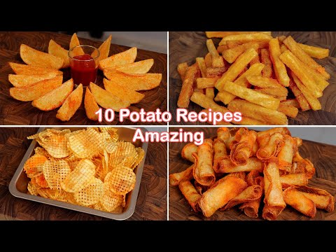 10 CRISPIEST Potato Recipes You Won't Believe Exist! | Amazing potato recipes