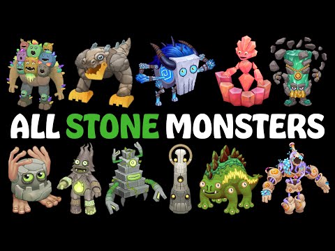 All STONE Monsters in My Singing Monsters | MSM