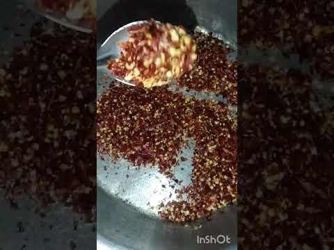 GUJRATI SPECIAL RED CHILI THECHA ( lal Mircha ka thecha) full video