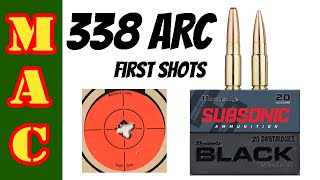 First Shots with the new 338 ARC