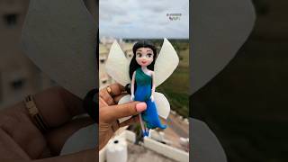 Tinker bell Fairy Silvermist Making With Clay🧚‍♀️🥰Old Barbie Doll Makeover To Fairy(Model-4)🧚‍♀️💕