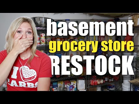 Building a Grocery Store in My Basement RESTOCK | CLEARANCE FOOD GROCERY HAUL