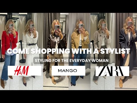 Come Shopping With A Stylist to H&M, Mango and Zara. Educational Styling For Real Women.